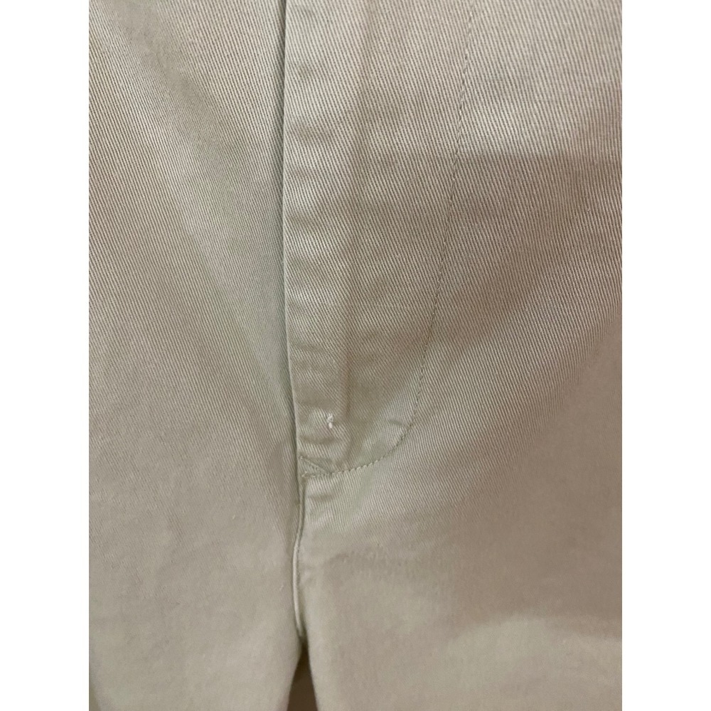 Tommy Hilfiger Chinos Mens 38x32 Tan Pleated Relaxed Fit‎ Cotton Khaki Pants - Picture 6 of 9